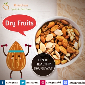 Nutsgram Dryfruits- Din Ki Healthy Shuruwat!
